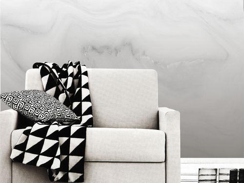 现代简约流水生财 抽象大理石纹电视背景墙的设计美学与实用指南